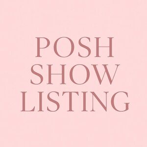 Posh Show listing